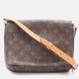 Louis Vuitton: Коричневая сумка  Musette