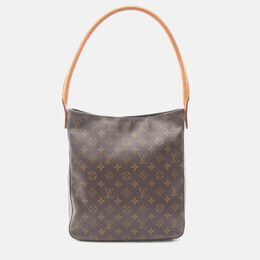 Louis Vuitton: Коричневая сумка  Looping