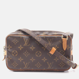 Louis Vuitton: Коричневая сумка через плечо  Pochette