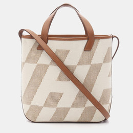 Hermes: Коричневая сумка-шоппер 