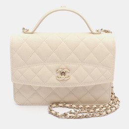 Chanel: Бежевый рюкзак 