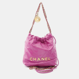 Chanel: Фиолетовая сумка 