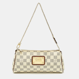 Louis Vuitton: Белая сумка  Pochette