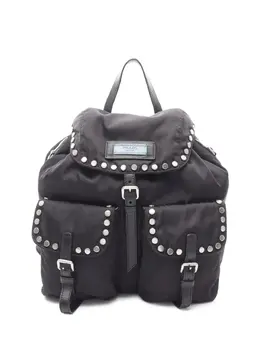 Prada Pre-Owned: Чёрный рюкзак 