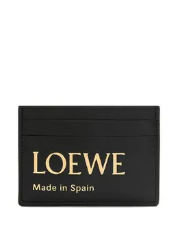 LOEWE: Чёрный картхолдер 