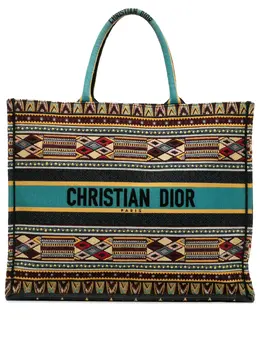 Christian Dior Pre-Owned: Голубая сумка-шоппер 