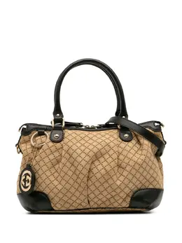 Gucci Pre-Owned: Коричневая сумка 