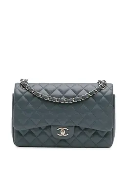 CHANEL Pre-Owned: Голубая сумка 