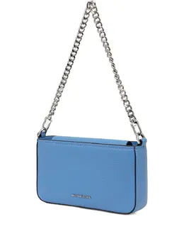 Michael Michael Kors: Голубая сумка через плечо 