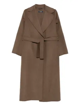 'S Max Mara: Пальто с запахом 