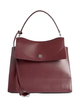 Balenciaga: Бордовая сумка 