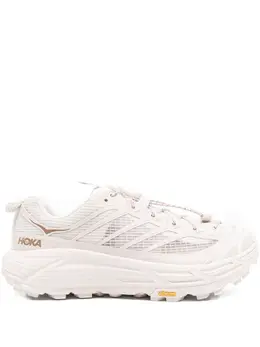 HOKA: Бежевые кроссовки 