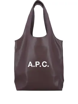A.P.C.: Коричневая сумка-шоппер 