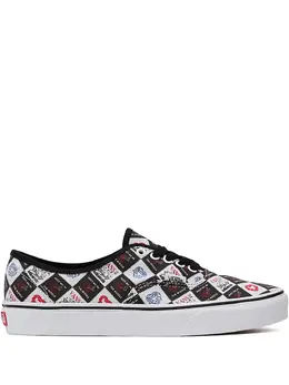 Vans: Чёрные кроссовки  Authentic