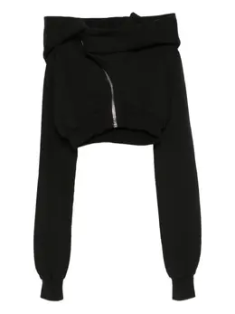 Rick Owens DRKSHDW: Чёрная толстовка 