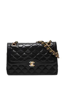 CHANEL Pre-Owned: Чёрная сумка 
