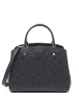 Louis Vuitton Pre-Owned: Чёрная сумка-шоппер 