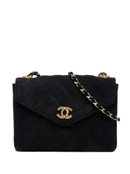 CHANEL Pre-Owned: Чёрная сумка 