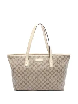 Gucci Pre-Owned: Бежевая сумка-шоппер 