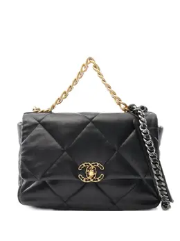 CHANEL Pre-Owned: Чёрная сумка 