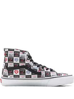 Vans: Чёрные кроссовки  SK8-Hi Tapered