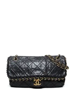 CHANEL Pre-Owned: Чёрная сумка 
