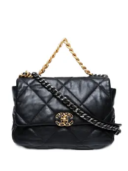 CHANEL Pre-Owned: Чёрная сумка 
