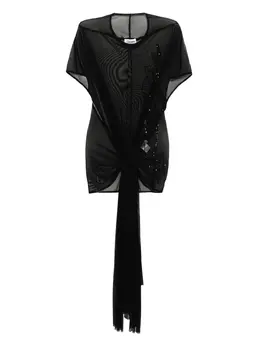 Jean Paul Gaultier: Топ с коротким рукавом 