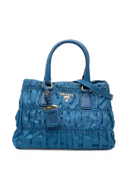 Prada Pre-Owned: Голубая сумка 
