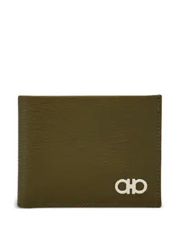 Ferragamo: Зелёный кошелёк  Gancini