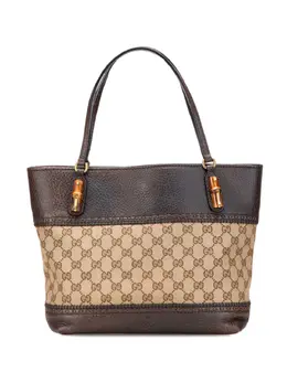 Gucci Pre-Owned: Коричневая сумка-шоппер 