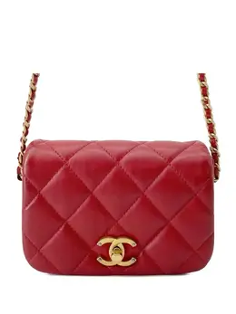 CHANEL Pre-Owned: Красная сумка через плечо 