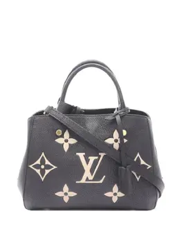 Louis Vuitton Pre-Owned: Чёрная сумка-шоппер 