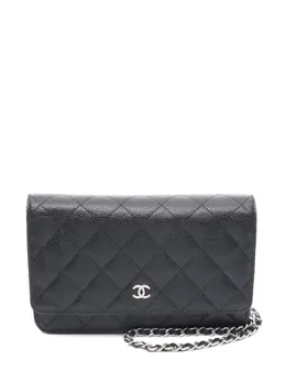 CHANEL Pre-Owned: Чёрная сумка 