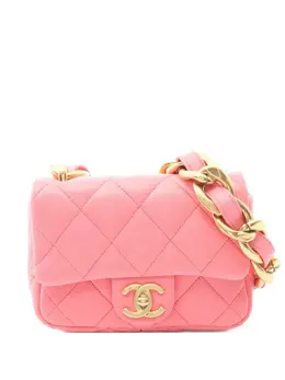 CHANEL Pre-Owned: Розовая сумка 