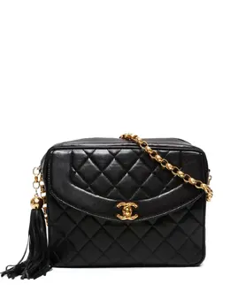 CHANEL Pre-Owned: Чёрная сумка 