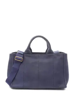 Prada Pre-Owned: Тёмная сумка-шоппер 