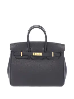 Hermès Pre-Owned: Чёрная сумка-шоппер 