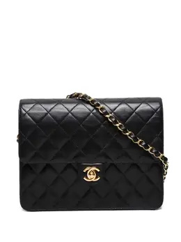 CHANEL Pre-Owned: Чёрная сумка 