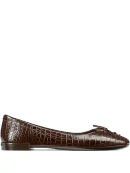 Jimmy Choo: Коричневые балетки 