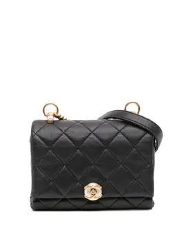 CHANEL Pre-Owned: Чёрная сумка через плечо 