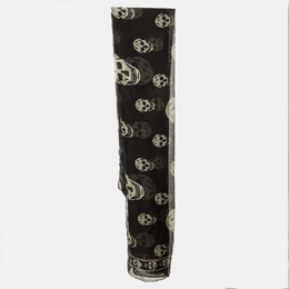Alexander McQueen: Чёрный шарф  Skull