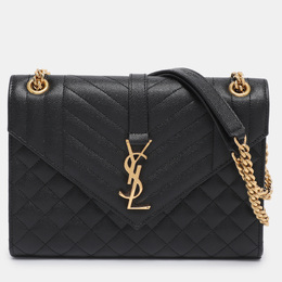 Saint Laurent Paris: Чёрная сумка  Envelope