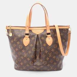 Louis Vuitton: Коричневая сумка 