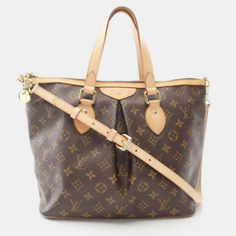 Louis Vuitton: Коричневая сумка 