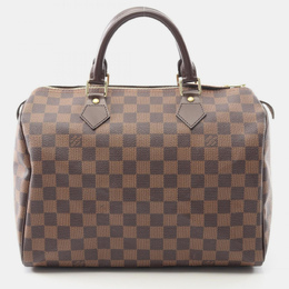 Louis Vuitton: Коричневая сумка  Speedy 30