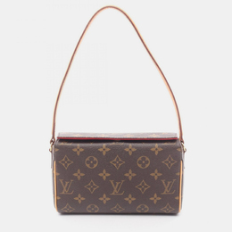 Louis Vuitton: Коричневая сумка 