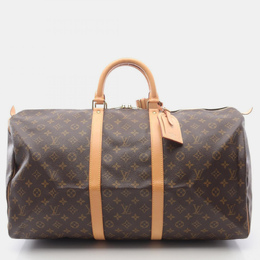 Louis Vuitton: Коричневая сумка  Keepall