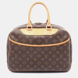 Louis Vuitton: Коричневая сумка  Deauville