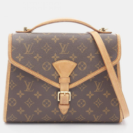 Louis Vuitton: Коричневая сумка 